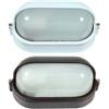 nextradeitalia 1PEZZO PLAFONIERA A PALPEBRA IN ALLUMINIO PER ESTERNO - 60w IP54 mm.210x105x110h. nero