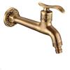 QIYOU Parete Ottone Rubinetto Acqua Fredda Rubinetto Bagno Mop Piscina Lavatrice Giardino Rubinetti