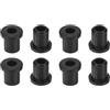 QUARKZMAN 36pz Guarnizioni in Gomma 1/4(6mm) Foro di Perforazione, 3/16(4mm) ID Foro Tappo Foro a Cilindro in Gomma Silicone Nera Guarnizione Tappo Foro per Cablaggio, Automobilistico