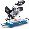 Scheppach Sega da taglio HM80L con laser, altezza di taglio 60 mm, larghezza di taglio 120 mm, 1500 W, diametro lama 210 mm/24 Z, testa girevole su entrambi i lati, sega troncatrice, con cuscinetto e