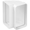 First CURVA VERTICALE IN ABS PER TUBO RETTANGOLARE mm 120x60