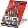 kwb set di 8 punte per calcestruzzo, Ø 3-10 mm