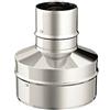 SGM Clima Srls Air Evolution Riduttore in acciaio inox per canna fumaria maschio/maschio (DN 80-160 mm)