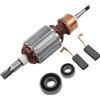 Opatiny Rotore con cuscinetti e spazzole di ricambio per Makita HR4010C, HR4001C, HR4011C, AC220V-240V, set da 5 pezzi