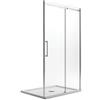 Idralite Porta Doccia 110CM H200 Vetro Trasparente 8mm Versione Destra con Easy-Clean mod. Prime