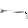 BAGNOCLIC Braccio di Sostegno per Soffione Doccia da 20 cm in Ottone Cromato | Attacco Standard da 1/2 | Design Elegante e Robusto | Resistente alla Corrosione | Facile da Installare