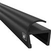 W Waka Home WAKA Premium PRO-F - Guarnizione per doccia e porta ottica, colore nero, 8 mm, 2000 mm