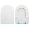 HYDRO HOME Copriwater Onda Hidra legno rivestito in resina poliestere bianco