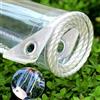 YUJIANHUAA Telone Trasparente con Occhielli,Telone impermeabile in PVC 365g/m²,Teloni Protettivo Multiuso Resistente UV Antistrappo,per Giardino,Gazebo,Campeggio,Mobili,Capanni (2,7m x 2m)
