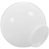 ADOCARN Vetro Ricambio Ventilatore Soffitto in Vetro Bianco Sferico Riduzione Dell'abbagliamento, Paralume Elegante e Semplice per Lampada da Soffitto e Sala da Pranzo