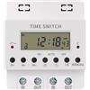 Hosrivae 220v 60a Timer Digitale Interruttore Elettronico Ora e Settimanale Programmabile Controller Con 28 Programmi On/Off 1 Minuto a 168 Ore Gamma Abs per Alloggiamento
