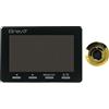 nextradeitalia 1 PZ SPIONCINO ELETTRONICO MAXI SOTTOCCHIO BRAVO ORO CON SCHERMO LCD 4,3 MM. 40-105
