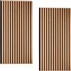 Generico SMART Wood-PAC Set 2 pannelli fonoassorbenti 120x60 cm (Rovere)