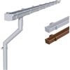 INEFA Kit grondaia INEFA PVC, DN83 / 83 mm grondaia a cassetta 6 m grigio, per casetta da giardino, carport e terrazza, un lato tetto, grondaia in plastica - ideale per gazebo