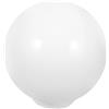CIYODO Paralume Sferico in Acrilico Bianco per Illuminazione Esterna Protezione Lampadina Facile da Installare per Giardino e Patio