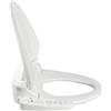 Hurrylying Smart doccia WC bidet sedile sedile WC sedile sedile WC acqua calda pulizia e abbassamento automatico 3 livelli di temperatura spruzzi d'acqua protetto per WC rotondo in appartamento casa di cura