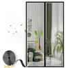 Rechteckig Zanzariera Magnetica per Porte, Tenda Zanzariera Porta Anti Insetti Traspirante Rete Fine Chisura Automatica, per Balcone Soggiorno-Black-A|| 80x235cm(31x92inch)