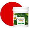 BOX DECO COULEURS Pittura naturale ecologica per interni esterni effetto velluto Natura - 1L / 13 m² [Classe energetica A+], Orange Madagascar