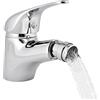 Yasta Rubinetto Bidet Bagno Miscelatore Argento Silver con Testa Mobile Orientabile a 360 Gradi Snodabile per Lavabo Lavandino, Design a Leva Monocomando per Risparmio e Kit Flessibili Universali