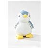 HOME ZEN HOUSEHOLD LINEN Fermaporta pavimento pesante stoffa animali bambini design moderno decorativo gatto sacco sabbia peso 0,8kg (Pinguino azzurro)