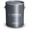 Befaline © BEFA-39 - Vernice per legno per interni ed esterni, 5 litri, colore bianco satinato, resistente alle intemperie, per tutti i legni, altamente coprente, resistente ai raggi UV, a base