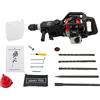 WINZING Martello demolitore 32.7CC a 2 tempi, 1200 W, 30 J, martello a benzina 3 in 1, con scalpello a punta e piatto, 1,5 Nm, 5000 giri/min