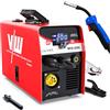 VECTOR WELDING MIG Saldatrice 200 A Set di Fili di Riempimento, Saldatrice Elettrodo 30-200A Dispositivo Combinato con MCU, IGBT, Display Digitale, per Saldatura con e Senza Gas