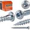 SIMPSON CSA5.0X40 - Viti CSA, 5,0 x 40/250 pezzi, colore: Argento