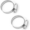 Bricoleva.it Fascette Stringitubo Multiuso in Acciaio Inox-Fascette Per Fissaggio Tubi Regolabili, Ideali Per Uso Domestico e Professionale, Set da 2 Pezzi, Disponibili In Piú Varianti (Ø 13-20 mm.)