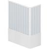 ROLLPLAST PINTO Box doccia sopravasca 70x150 in PVC mod. Nadia con apertura centrale Bianco Pastello