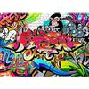 Runa Art Carta da parati fotografica street art graffiti Moderno Vello Soggiorno Camera Da Letto Sala - Made in Germany - Colorato 9065010a