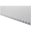 DECOR ITALY Lastra Policarbonato Alveolare EXOLON 3000x1050 mm Spessore 6 mm 2 Pareti OPALE