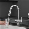 XJTNLB Rubinetto Depuratore Acqua 3 Vie Cromato Rubinetto Cucina con Doccetta Estraibile a 3 Vie per Osmosi Miscelatore Acqua Potabile