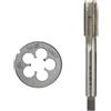 MECHURA Maschi a Flauto Dritto Set di 2 filiere for maschiatura 1/8 3/16 1/4 5/16 3/8 7/16, utilizzato for la maschiatura di filettature interne ed esterne su macchine utensili(2pcs 3I16-32 UNF)
