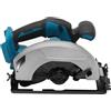 WAPHOERTE Sega circolare manuale a batteria da 750 W, senza fili, compatibile con batterie agli ioni di litio Makita, spessore di taglio 0-90 mm, adatta per il taglio di legno e plastica