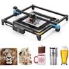 Twotrees Twotree TTS-20 Pro - Macchina per incisione laser da 20 W, con kit pompa ad aria a nido d'ape per la produzione di puzzle in legno 3D, 20 W, potenza laser, 418 mm x 418 mm