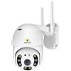 Jortan Tech JT-8271QJ 3MP Telecamera di sicurezza a cupola con visione notturna a colori, codifica H.265, audio bidirezionale, rilevamento intelligente e connettività Wi-Fi IP66