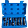 Topolenashop Set Chiavi a Bussola XZN a Impulsi 1/2", M5-M18 | 8 Pezzi Bussola Tripla Scanalatura Quadrata Denti Multipli per Viti Spline Compatibile con Chiavi Pneumatiche ed Elettriche 07833
