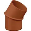 INEFA tubo di curva a 30° grondaia Plastica, caso, tubo piegato, l'angolo per Regenfallrorhr, tubo downcomer - connettore, accessori, grondaie connettore tubo 100mm Marrone