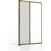 ESTO AEFFE Zanzariera a Rullo per Porta Finestra Alluminio 150x250cm, Diversi colori, Riducibile, Avvolgibile per Porte, Finestre, Balconi, Terrazzi (Bronzo)