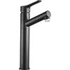 XJTNLB Rubinetto Bagno Lavabo con Doccetta Spruzzatore a Doppia 2 Funzione Miscelatore Lavabo e Rubinetti Lavabo Bagno con Doccetta Estraibile-nero_alto