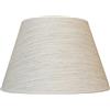 Generico LUCECLASS | cappello paralume paraluce CERVINO per lampada tondo nuovo in tessuto Lino bianco avorio panna beige crema in stoffa fatto a mano Made in Italy cucito a mano. (30 CM ATTACCO E27)