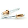 IERO - Rivetti a strappo IERO Rame/Acciaio Testa Tonda 4.0x10.0mm ISO16582 - Box da 1000 pezzi