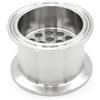 SAUVASFZ Piastra forata con filtro Tri Clamp in acciaio inossidabile 304, per tubo da giardino domestico Accessori per morsetti tri in acciaio inossidabile(1.5 Inch)
