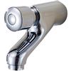 ARMYJY Rubinetto da bagno a chiusura automatica, rubinetto da parete a leva singola in ottone cromato non concussivo