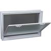 Fuchs Design Finestra di ventilazione (579x387x80 mm) bianca invece di 6 blocchi di vetro di dimensioni 19x19x8 cm - con zanzariera