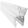 W Waka Home WAKA Premium - Porta doccia e labbro doccia PRO-W, guarnizione per doccia otticamente trasparente, guarnizione per porta in vetro 8 - 10 mm, 100 cm per box doccia e porta della doccia, compatibile con