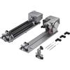ATOMSTACK R8 Pro Rotary Laser Multi Rullo Rotativo Dotato di artiglio trapezoidale a L artiglio esagonale può intagliare oggetti irregolari compatibile con P1 A5 A10 A20 A30 A40