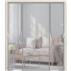 YSJYYHP Zanzariera Magnetica per Porte 180x240cm,Tenda Zanzariera Porta Finestra Magnetica,Doppia Apertura Laterale,si Chiude da Sola, Tenda Anti Mosche per Balcone,Terrazzo,Grigio