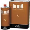 CHIMICA C.B.R. LINOIL OLIO DI LINO CRUDO 5 LITRI IMPREGNANTE PER LEGNO, PREPARAZIONE COLORI A OLIO E SIGILLANTE INNESTI
